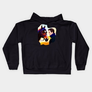 Horseman love Kids Hoodie